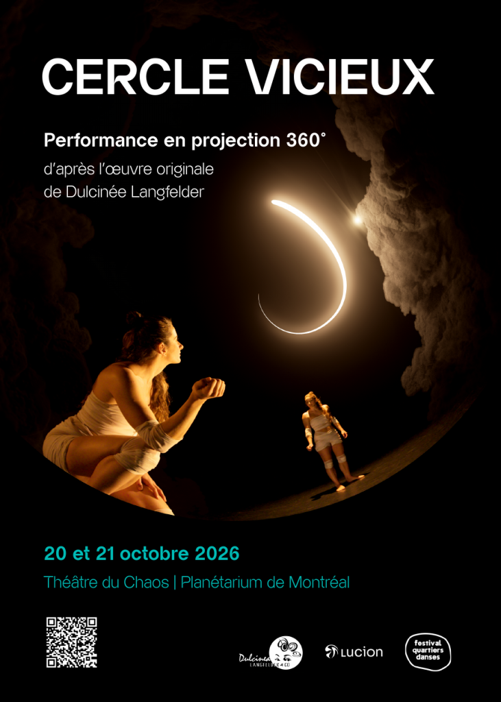 Cercle vicieux – projection immersive 360° au Planétarium de Montréal